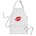 Conception de marque de baiser tabliers
