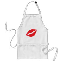 Conception de marque de baiser tabliers