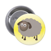 Conception de moutons d'amusement badges
