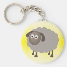 Conception de moutons d'amusement porte-clef