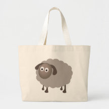 Conception de moutons d'amusement sacs fourre-tout