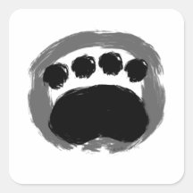 Conception de patte d'Enso Adhésifs