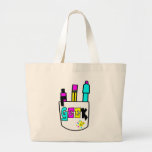 conception de protecteur de poche de cmyk de geek sac