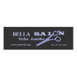 Conception de rendez-vous de salon avec des ciseau cartes de visite professionnelles