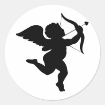 Conception de silhouette de cupidon ! adhésifs