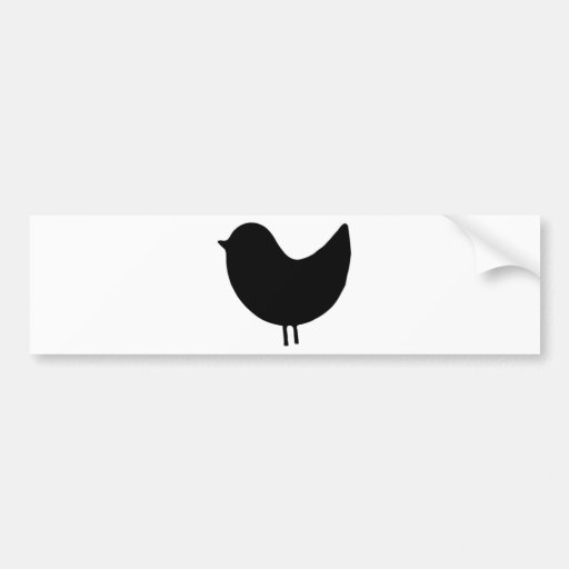 Conception de silhouette d'oiseau ! adhésif pour voiture