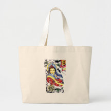 Conception de tatouage de geisha sacs en toile