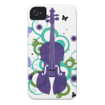 Conception de violon de ciel coques iPhone 4 Case-Mate