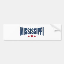 Conception d'étoiles du Mississippi trois Autocollant Pour Voiture