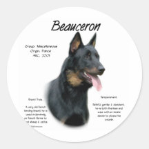 Conception d'histoire de Beauceron Adhésif