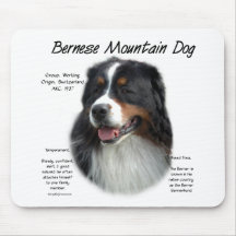 Conception d'histoire de chien de montagne de Bern Tapis De Souris