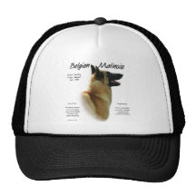 Conception d'histoire de Malinois de Belge Casquettes