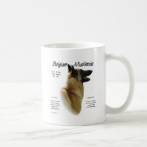Conception d'histoire de Malinois de Belge Mugs