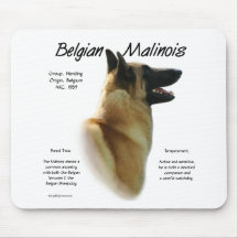 Conception d'histoire de Malinois de Belge Tapis De Souris