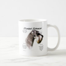 Conception d'histoire de Schnauzer standard Tasse
