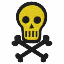 Conception d'imaginaire de crâne et de pirate de G Polos Brodés
