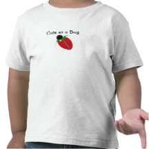 Conception d'insecte de fraise t-shirt