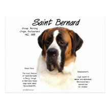 Conception (douce) d'histoire de St Bernard Cartes Postales