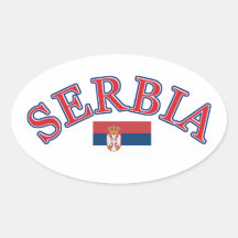 Conception du football de la Serbie Autocollants