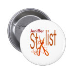 Conception élégante élégante de styliste badges avec agrafe