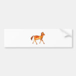 Conception en bois de zodiaque de cheval de Valxar Autocollants Pour Voiture