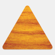 Conception en bois sticker en triangle