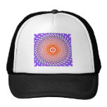 Conception en spirale abstraite : casquette