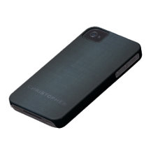 Conception exécutive virile avec le nom pour les h étuis iPhone 4