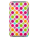 Conception florale colorée de motif de cercle étuis iPod touch