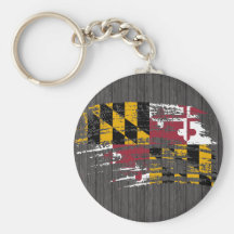 Conception fraîche de drapeau de Marylander Porte-clé
