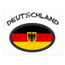 Conception fraîche de drapeau du Deutschland ! Cartes Postales