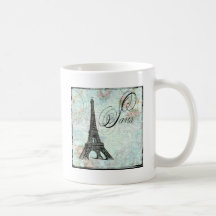 Conception française d'Eiffel de visite de La de P Mugs À Café