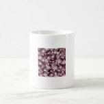 Conception graphique abstraite de pourpre tasse