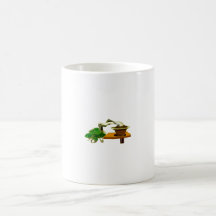 Conception graphique d'aile gauche de bonsaïs de c mugs