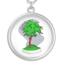 Conception graphique d'image de jeunes bonsaïs dro pendentifs