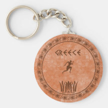 conception grecque de cyrcle porte-clé