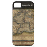 Conception historique du monde d'atlas vintage de  coques iPhone 5