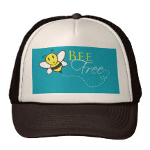 Conception inspirée libre d'abeille casquette