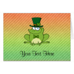 Conception irlandaise de grenouille carte