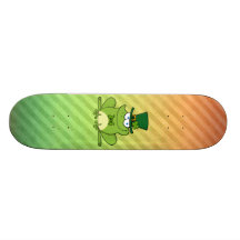 Conception irlandaise de grenouille plateau de skateboard