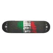 Conception italienne fraîche de drapeau skateboards personnalisés