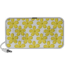 Conception jaune mignonne de Daisey Haut-parleurs