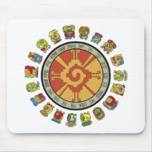 Conception maya de calendrier tapis de souris