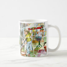Conception mignonne d'aide d'instituteurs mug à café