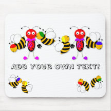 Conception mignonne de Mousepad de coccinelles et  Tapis De Souris
