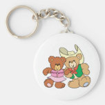 conception mignonne de nounours de danse carrée porte-clé