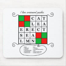 Conception Mousepad de mots croisé Tapis De Souris