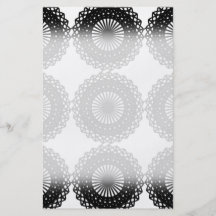 Conception noire de motif de dentelle. Coutume Prospectus