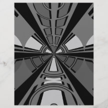 Conception noire et grise futuriste de cercle prospectus