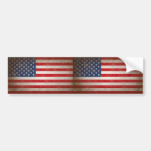 Conception patriotique vintage de drapeau américai autocollants pour voiture